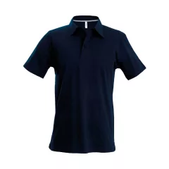 Férfi galléros póló Kariban KA241 Men S Short-Sleeved polo Shirt -3XL, Navy