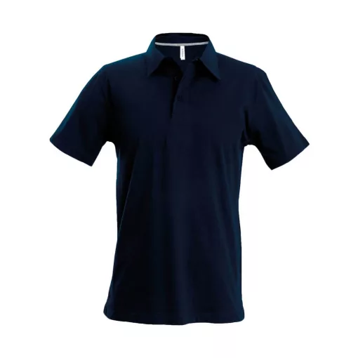 Férfi galléros póló Kariban KA241 Men S Short-Sleeved polo Shirt -4XL, Navy