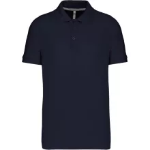 Férfi galléros póló Kariban KA241 Men S Short-Sleeved polo Shirt -S, Navy