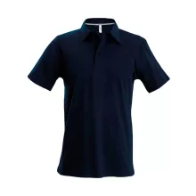 Férfi galléros póló Kariban KA241 Men S Short-Sleeved polo Shirt -XL, Navy