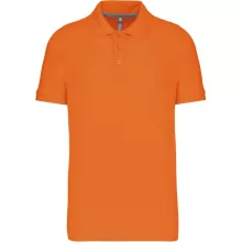 Férfi galléros póló Kariban KA241 Men S Short-Sleeved polo Shirt -S, Orange