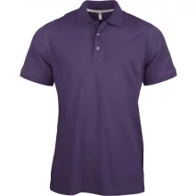 Férfi galléros póló Kariban KA241 Men S Short-Sleeved polo Shirt -3XL, Purple