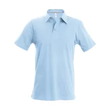 Férfi galléros póló Kariban KA241 Men S Short-Sleeved polo Shirt -M, Sky Blue