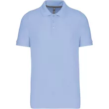 Férfi galléros póló Kariban KA241 Men S Short-Sleeved polo Shirt -M, Sky Blue