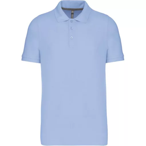Férfi galléros póló Kariban KA241 Men S Short-Sleeved polo Shirt -M, Sky Blue
