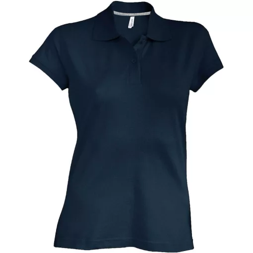 Női galléros póló Kariban KA242 Ladies Short-Sleeved polo Shirt -2XL, Dark Grey