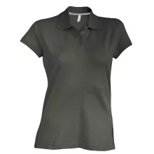 Női galléros póló Kariban KA242 Ladies Short-Sleeved polo Shirt -S, Forest Green