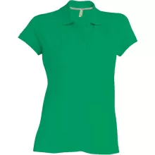 Női galléros póló Kariban KA242 Ladies Short-Sleeved polo Shirt -3XL, Kelly Green