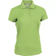 Női galléros póló Kariban KA242 Ladies Short-Sleeved polo Shirt -S, Lime