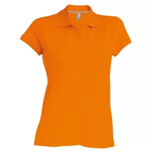 Női galléros póló Kariban KA242 Ladies Short-Sleeved polo Shirt -XL, Orange