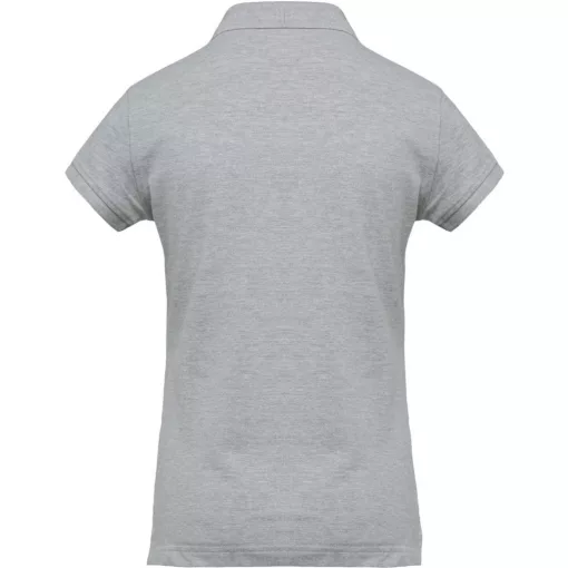 Női galléros póló Kariban KA242 Ladies Short-Sleeved polo Shirt -3XL, Oxford Grey