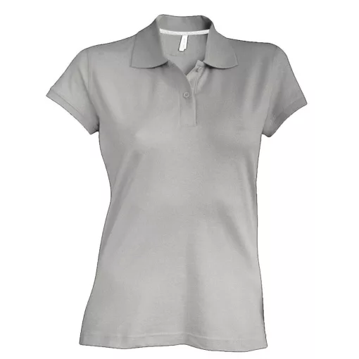 Női galléros póló Kariban KA242 Ladies Short-Sleeved polo Shirt -XL, Oxford Grey