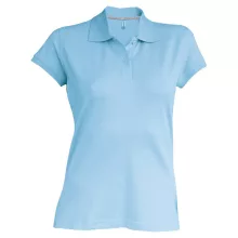 Női galléros póló Kariban KA242 Ladies Short-Sleeved polo Shirt -M, Sky Blue