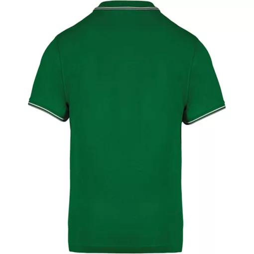 Férfi galléros póló Kariban KA250 Men S Short-Sleeved polo Shirt -2XL, Kelly Green/Lig