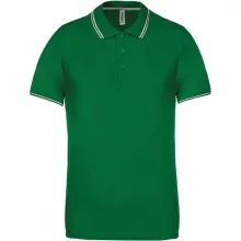 Férfi galléros póló Kariban KA250 Men S Short-Sleeved polo Shirt -S, Kelly Green/Light