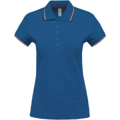 Női galléros póló Kariban KA251 Ladies Short-Sleeved polo Shirt -M, Light Royal Blue/Y