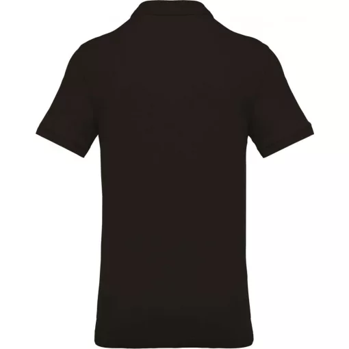 Férfi galléros póló Kariban KA254 Men S Short-Sleeved piqué polo Shirt -L, Dark Grey