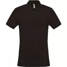 Férfi galléros póló Kariban KA254 Men S Short-Sleeved piqué polo Shirt -S, Dark Grey