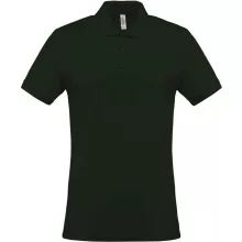 Férfi galléros póló Kariban KA254 Men S Short-Sleeved piqué polo Shirt -2XL, Dark Khak