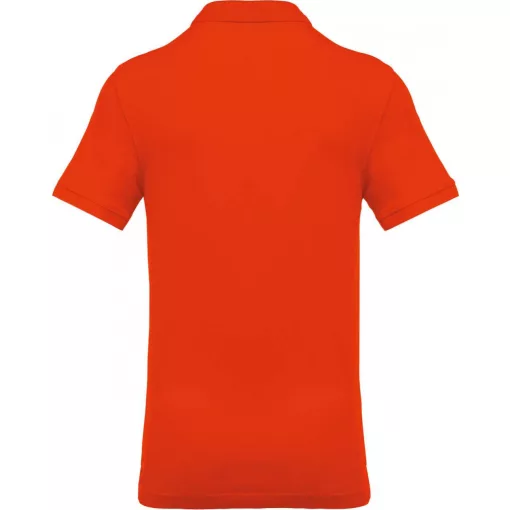 Férfi galléros póló Kariban KA254 Men S Short-Sleeved piqué polo Shirt -2XL, Orange