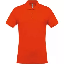 Férfi galléros póló Kariban KA254 Men S Short-Sleeved piqué polo Shirt -XL, Orange