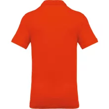 Férfi galléros póló Kariban KA254 Men S Short-Sleeved piqué polo Shirt -XL, Orange