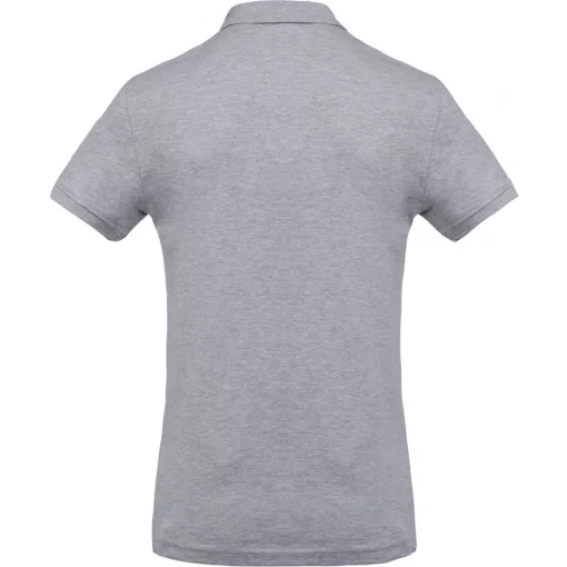 Férfi galléros póló Kariban KA254 Men S Short-Sleeved piqué polo Shirt -S, Oxford Grey