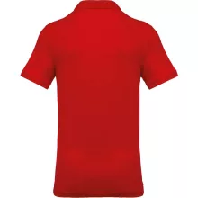 Férfi galléros póló Kariban KA254 Men S Short-Sleeved piqué polo Shirt -XL, Red
