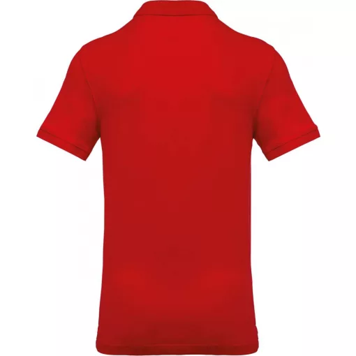 Férfi galléros póló Kariban KA254 Men S Short-Sleeved piqué polo Shirt -XL, Red