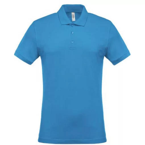 Férfi galléros póló Kariban KA254 Men S Short-Sleeved piqué polo Shirt -3XL, Tropical 