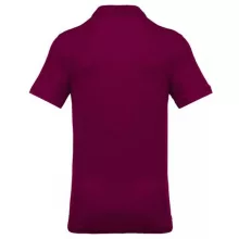 Férfi galléros póló Kariban KA254 Men S Short-Sleeved piqué polo Shirt -3XL, Wine