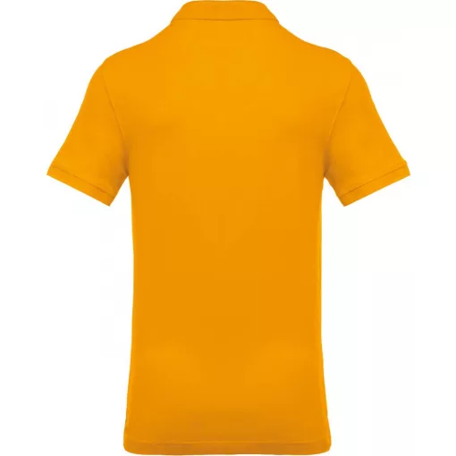 Férfi galléros póló Kariban KA254 Men S Short-Sleeved piqué polo Shirt -L, Yellow