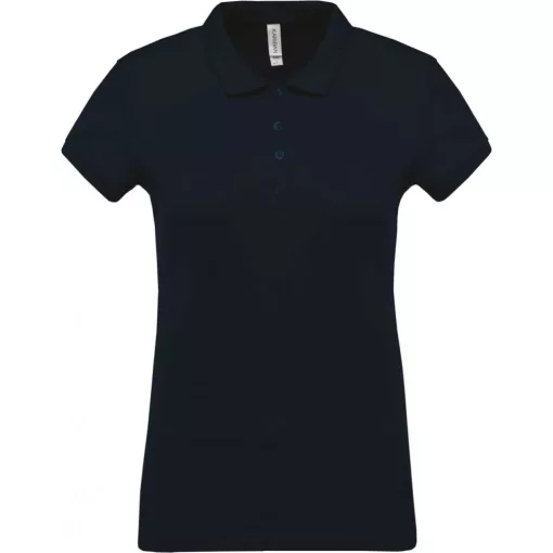 Női galléros póló Kariban KA255 Ladies’ Short-Sleeved piqué polo Shirt -2XL, Deep Blue