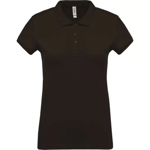 Női galléros póló Kariban KA255 Ladies’ Short-Sleeved piqué polo Shirt -2XL, Dark Grey