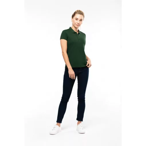 Női galléros póló Kariban KA255 Ladies’ Short-Sleeved piqué polo Shirt -XL, Dark Grey