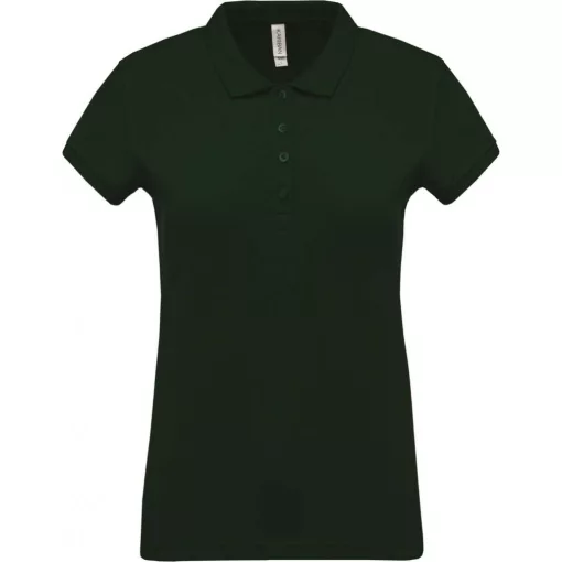 Női galléros póló Kariban KA255 Ladies’ Short-Sleeved piqué polo Shirt -2XL, Dark Khak