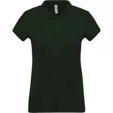 Női galléros póló Kariban KA255 Ladies’ Short-Sleeved piqué polo Shirt -XL, Dark Khaki