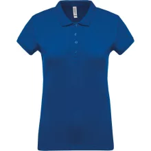 Női galléros póló Kariban KA255 Ladies’ Short-Sleeved piqué polo Shirt -3XL, Light Roy