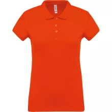 Női galléros póló Kariban KA255 Ladies’ Short-Sleeved piqué polo Shirt -3XL, Orange