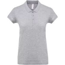 Női galléros póló Kariban KA255 Ladies’ Short-Sleeved piqué polo Shirt -XL, Oxford Gre