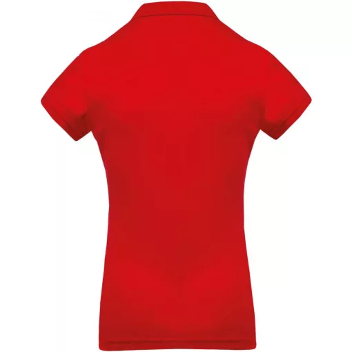 Női galléros póló Kariban KA255 Ladies’ Short-Sleeved piqué polo Shirt -M, Red