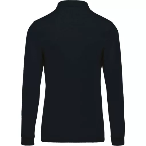Férfi galléros póló Kariban KA256 Men S Long-Sleeved piqué polo Shirt -XL, Navy