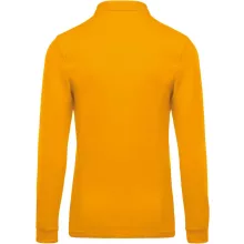Férfi galléros póló Kariban KA256 Men S Long-Sleeved piqué polo Shirt -2XL, Yellow
