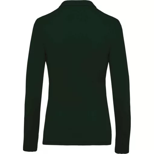 Női galléros póló Kariban KA257 Ladies’ Long-Sleeved piqué polo Shirt -3XL, Forest Gre