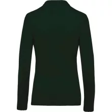 Női galléros póló Kariban KA257 Ladies’ Long-Sleeved piqué polo Shirt -S, Forest Green