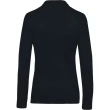 Női galléros póló Kariban KA257 Ladies’ Long-Sleeved piqué polo Shirt -XS, Navy