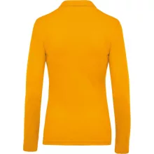 Női galléros póló Kariban KA257 Ladies’ Long-Sleeved piqué polo Shirt -3XL, Yellow