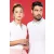 Férfi galléros póló Kariban KA258 Men S Two-Tone piqué polo Shirt -3XL, Light Royal Bl