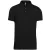 Férfi galléros póló Kariban KA262 Men S Short Sleeved Jersey polo Shirt -2XL, Black