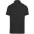 Férfi galléros póló Kariban KA262 Men S Short Sleeved Jersey polo Shirt -2XL, Black